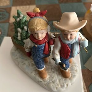 Denim Kids figurine by Home Interiors